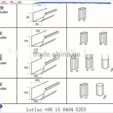 Elegant PVC Gutter System Specially Designed Rain Drainage System photo-2
