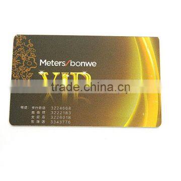 gold foil vip trading game card