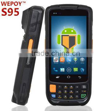 NFC GPS 3G WCDMA mobile android handheld barcode scanner