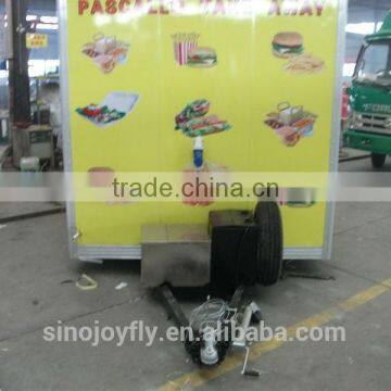 fs500 popcone machine for making lunch cart convenient new style food kiosk mobile food carts for sale ce