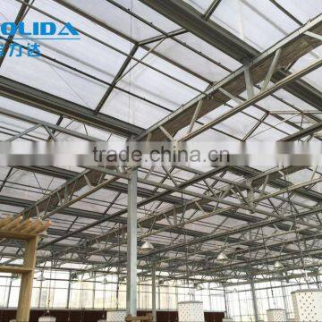 BaoLiDa Zigzag Large Ventilation Low Cost Polycarbonate Greenhouse