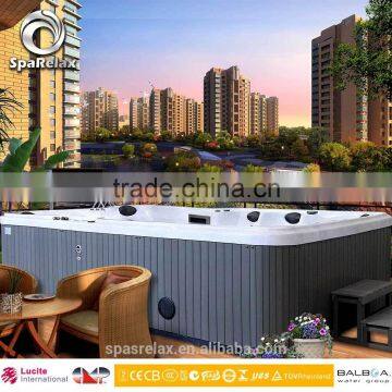 Luxury CE Approval Outdoor 8 to 12 Persons Whirlpool Massage Balboa Acrylic Jazz Spa photo-5