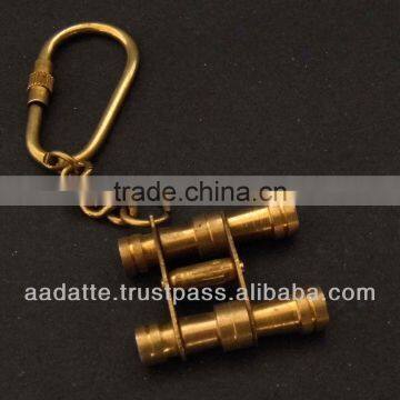 Nautical Brass Binocular Key Chain Nautical Keychain photo-2