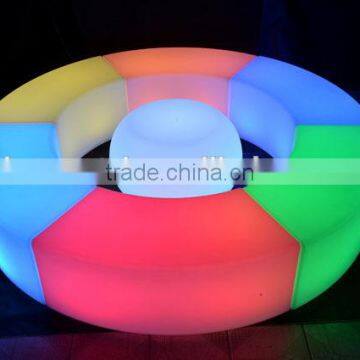 Hotel/restaurant/bar/lounge Wireless Led Curve Seatting Cube Chair photo-4