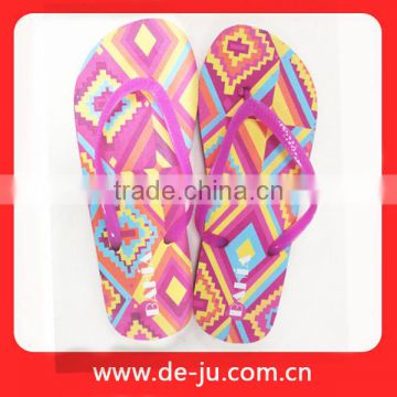 Check Pattern Effect Sole Women Flip Top Slippers