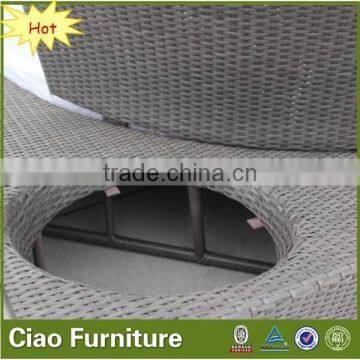 Garden Furniture Rattan Gazebo With Waterproof Fabric photo-4