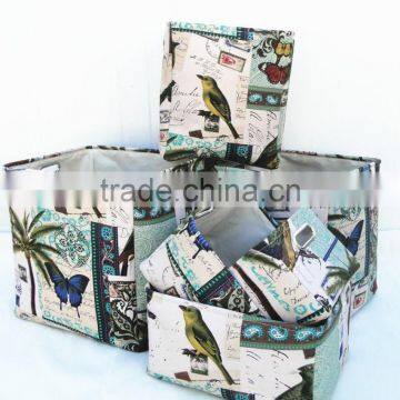 Set of 6 Fashion Cloth Storage Basket With Beauriful Design photo-2