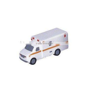 PU ambulance toy/stress reliever/anti stress auxilium/squeeze toy