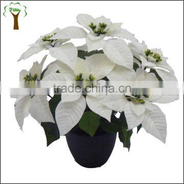 Artificial Euphorbia Plant Bonsai Christmas Flower Bonsai photo-2