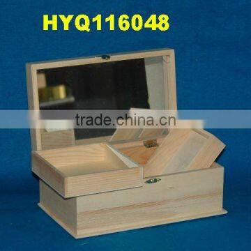 Wooden Dresser With Mirror