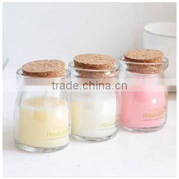 Smokeless candle glass cup / romantic scented candle birthday candle jar