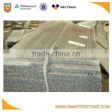 G603 white granite steps with two grooves