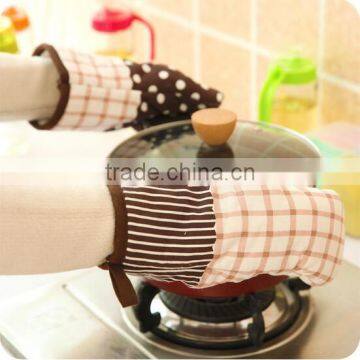 Heat Resistant Cotton Kitchen Microwave Oven Glove Wholesale Oven Mitts photo-4