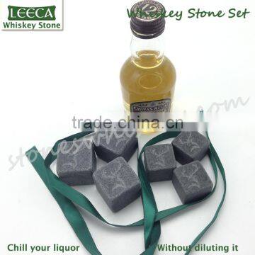 Whiskey stone engraved business gifts for drinkers