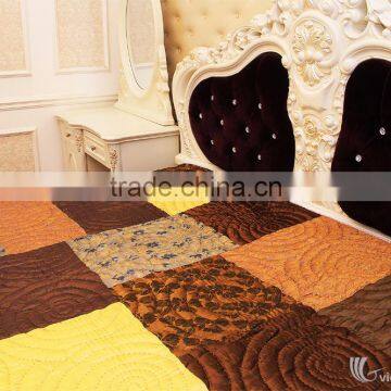 Hand embroidered blanket made from natural mulbery silk, rich proteiin, warm and breathable, 100% handmade in Vietnam