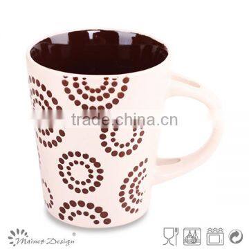 handpainting color glaze ceramic stoneware coffee mug