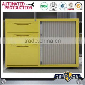 Moder Office Mobile Furniture Metal Steel Tambour Caddies Filing Cabinet photo-6