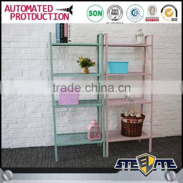 New Style Metal Display Rack Bookcase With Ladder photo-5