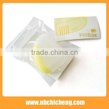 Best Selling Plastic Medical Slide Pill Box With Four Case Slide Out Pill Box for Promotion