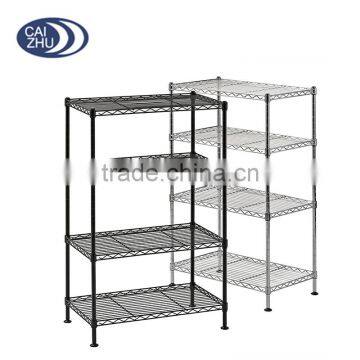 China Supplier Steel Industrial Welded Wire Shelving, Black photo-5