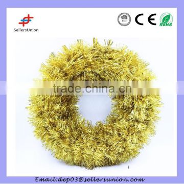 New 30cm 40cm 50cm 60cm silver christmas wreath for party