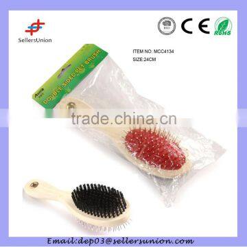 double sided pet brush