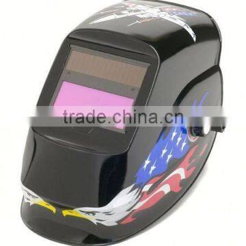 Auto darkening welding masks