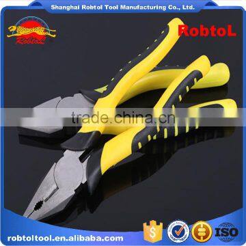 8" Germany Type Combination Plier Industrial Linemen High Leverage Wire Cable Cutting photo-2