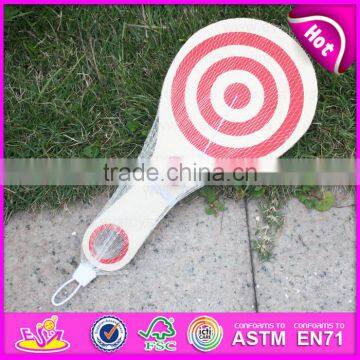 2016 Interesting Kids Wooden Beach Racket With Ball W01A139 photo-4