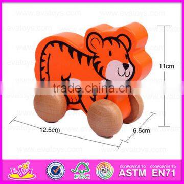 2015 Intelligent Toys Wooden Pull and Push Toy,New Design Wooden Dragging Car Toy,Top Quality DIY Toy Wooden Moving Toy W05B081 photo-5