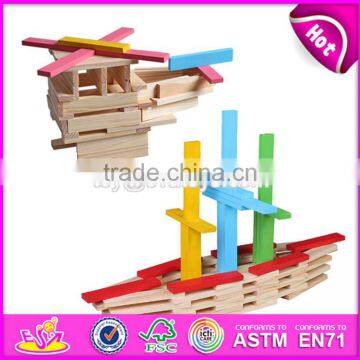 Wholesale Cheap 150 Pcs Educational Wooden Nesting Blocks for Baby W13D153 photo-3