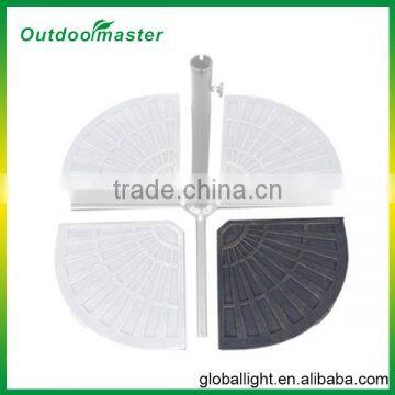 Umbrella Resin Base Fan Shape Offset Umbrella Stand