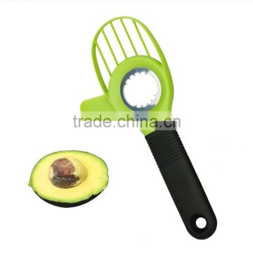 Avocado Slicer 3-in-1 Tool Works as a Splitter, Pitter and Cutter for Avocados with Comfort-Grip Handle