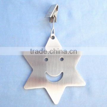 Star Shape / Smile Face Tablecloth Weight Clip