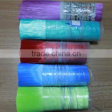 PET unflagable plastic filaments for sweeping