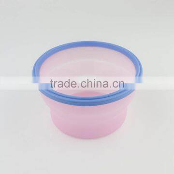2016 New Design High Quality Food Grade Silicone Kitchen Bowls/Cook Ware Set/Folding Bowl photo-6