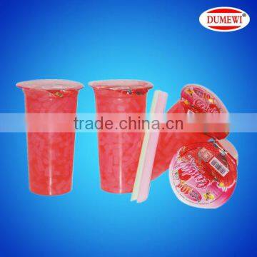 Strawberry Pulp Fruit Cup Jelly