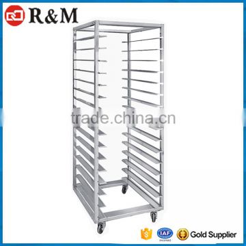 Food Trolley For Sale Commercial,Mini Food Bakery Stainless Steel 16 Rack Food Trolley