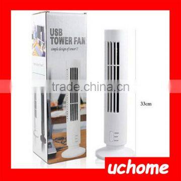 UCHOME Plastic Electric Mini Super USB Tower Fan Without Leaf photo-3
