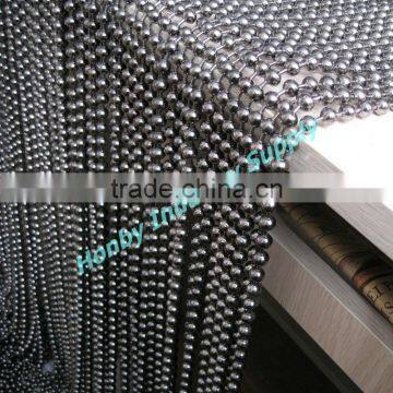 Custom 8mm Gunmetal Metal Ball Chain Curtain