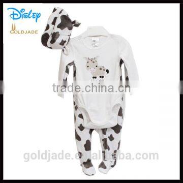 Custom 100% Cotton Print Baby Clothing Sets