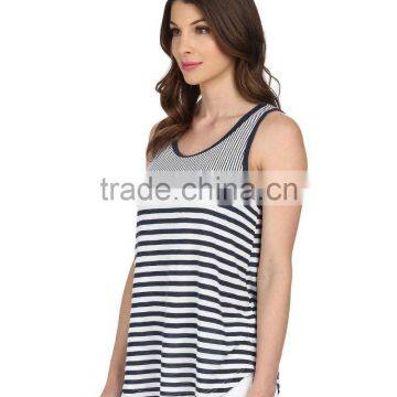 Guangzhou Garment Sublimation Custom Stringer Tank Top Wholesale Plain Loose Tank Top for Women in Bulk photo-3