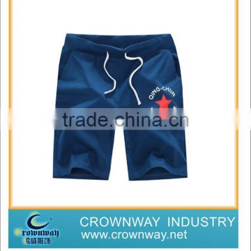 Anti-wrinkle sport short with high quality digital printing logo