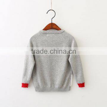 New Design Baby Girl Knit Sweater Cute White Bear Unisex Kid Pullover Sweatshirt photo-2