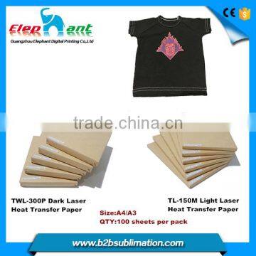 iron on transfer paper a4 for cotton t shirt