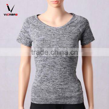 Ladies Sportswear Fitness Clothing Training Short Sleeve Sport Shirt Women photo-2
