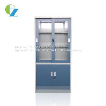 Cheap Metal Swing & Glass Sliding Door Steel Cupboard photo-3