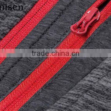 Apparel Manufacturer Wholesale Melange Fleece Zipper-up Men's Jacket in New Modle photo-3