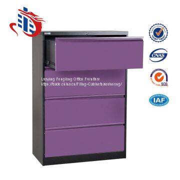 High Quality Office Furniture 4 Drawer Metal File Cabinets photo-2
