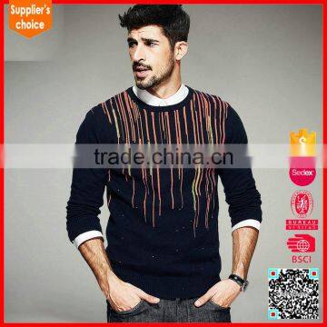 New fashion pullover cozy sweater knitting pattern thick warm sweater